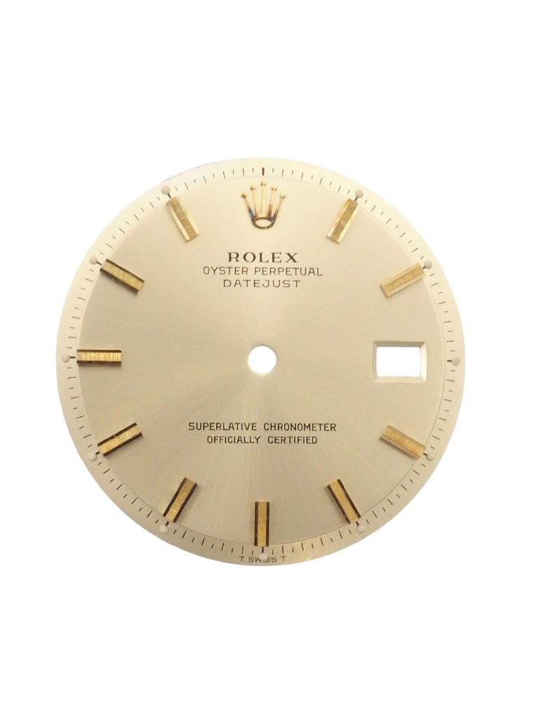 Rolex Dial Champagne Datejust Hand Watch